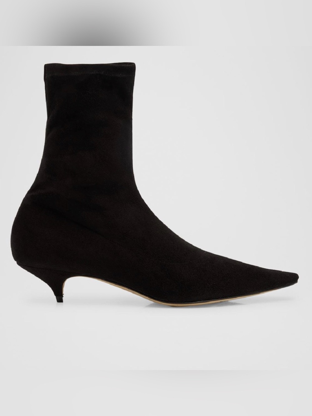 THE ROW "Liisa" suede booties black 38.5 $1380